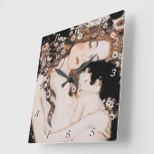 Moeder en kind Gustave Klimt Vierkante Klok (Hoek)