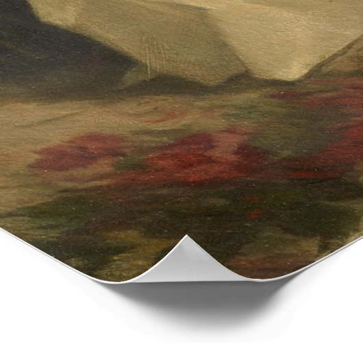 Moeder en kind - Gustave Leonard de Jonghe Poster (Hoek)