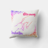 Moeder en kind handen kussen (Achterkant)