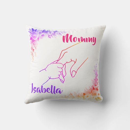 Moeder en kind handen kussen (Achterkant)