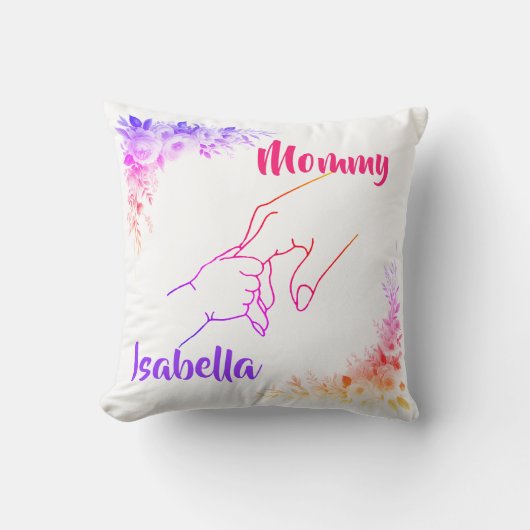 Moeder en kind handen kussen (Voorkant)