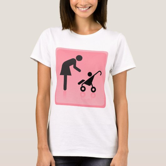 Moeder en kind icoon t-shirt (Voorkant)