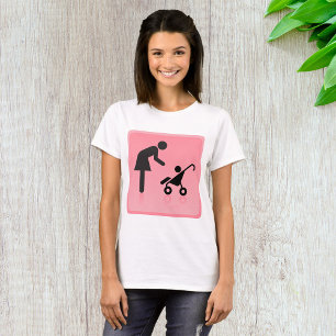 Moeder en kind icoon t-shirt