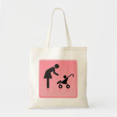 Moeder en kind icoon tote bag (Voorkant)