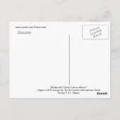 Moeder en kind in de Cubistische wereld Briefkaart (Achterkant)