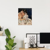 Moeder en kind, jaren 1890 poster (Thuiskantoor)