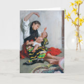 Moeder en kind kaart (Gele Bloem)