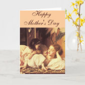 Moeder en kind kaart (Gele Bloem)