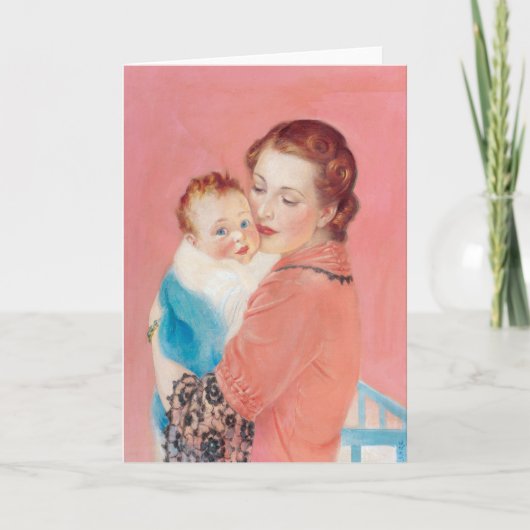 Moeder en kind kaart (Voorkant)