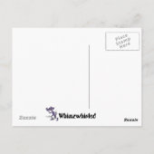 Moeder en kind (klein monster) briefkaart (Achterkant)