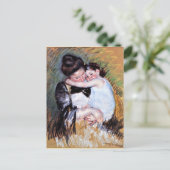 Moeder en kind - Kunstwerk van Mary Cassatt, 1900 Briefkaart (Staand voorkant)