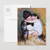 Moeder en kind - Kunstwerk van Mary Cassatt, 1900 Briefkaart (Voorkant / Achterkant)