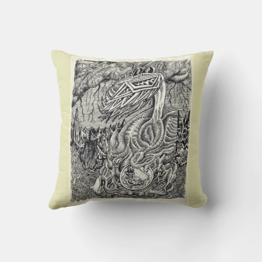 Moeder en kind kussen (Achterkant)