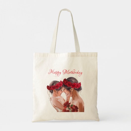 Moeder en kind Liefde voor moederdag Tote Bag (Achterkant)
