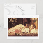 Moeder en kind - Lord Frederick Leighton Briefkaart (Voorkant / Achterkant)