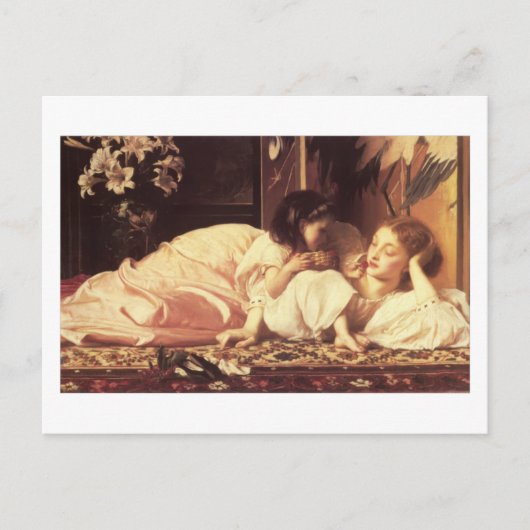 Moeder en kind - Lord Frederick Leighton Briefkaart (Voorkant)
