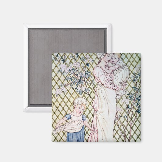 Moeder en kind magneet (Voorkant / Achterkant)