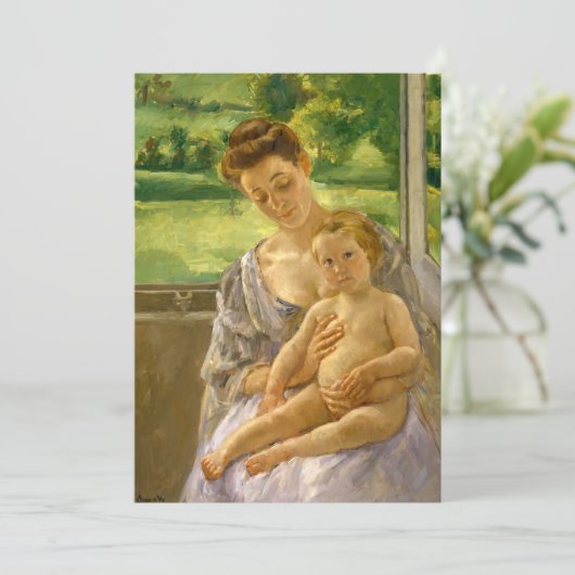 Moeder en kind | Mary Cassatt (Staand voorkant)