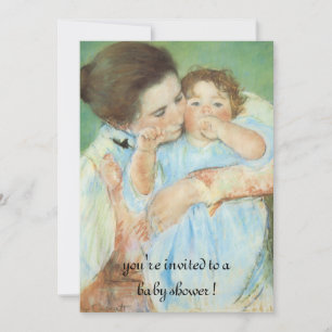 Moeder en kind Mary Cassatt, Baby shower Kaart