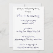 Moeder en kind Mary Cassatt,  Baby shower Kaart (Achterkant)