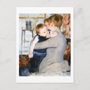 Moeder en kind, Mary Cassatt Briefkaart