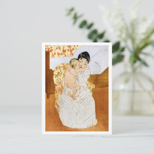 Moeder en kind, Mary Cassatt Briefkaart (Staand voorkant)