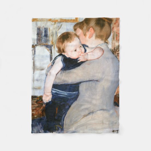 Moeder en kind, Mary Cassatt Fleece Deken (Voorkant)