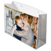 Moeder en kind, Mary Cassatt Groot Cadeauzakje (Achterkant Gekanteld)