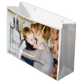 Moeder en kind, Mary Cassatt Groot Cadeauzakje (Voorkant Gekanteld)