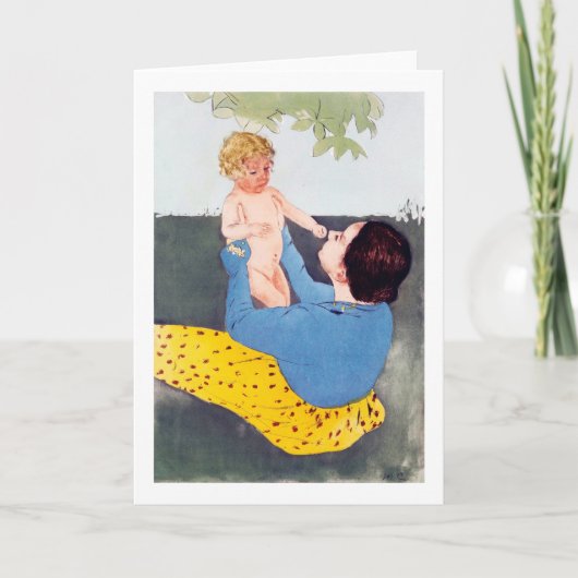 Moeder en kind, Mary Cassatt Kaart (Voorkant)