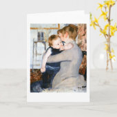 Moeder en kind, Mary Cassatt Kaart (Gele Bloem)