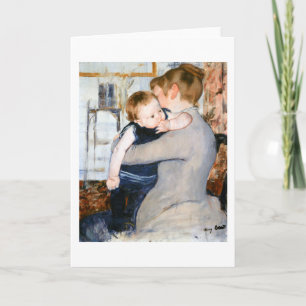 Moeder en kind, Mary Cassatt Kaart