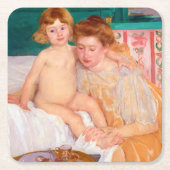 Moeder en kind, Mary Cassatt Kartonnen Onderzetters (Voorkant)