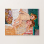 Moeder en kind, Mary Cassatt Legpuzzel (Horizontaal)