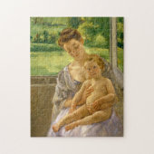 Moeder en kind | Mary Cassatt Legpuzzel (Verticaal)