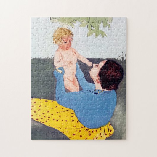 Moeder en kind, Mary Cassatt Legpuzzel (Verticaal)