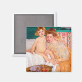 Moeder en kind, Mary Cassatt Magneet (Voorkant / Achterkant)