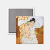 Moeder en kind, Mary Cassatt Magneet (Voorkant / Achterkant)