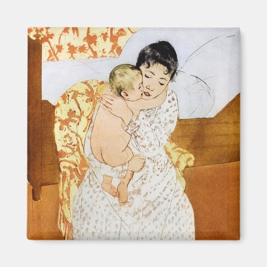 Moeder en kind, Mary Cassatt Magneet (Voorkant)