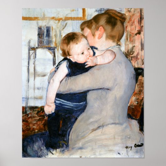 Moeder en kind, Mary Cassatt Poster (Voorkant)
