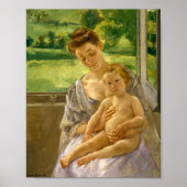 Moeder en kind | Mary Cassatt Poster (Voorkant)