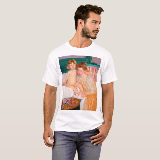 Moeder en kind, Mary Cassatt T-shirt (Voorkant volledig)