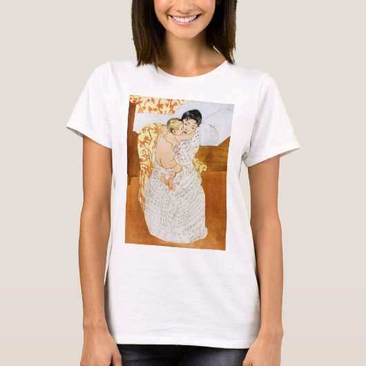 Moeder en kind, Mary Cassatt T-shirt (Voorkant)