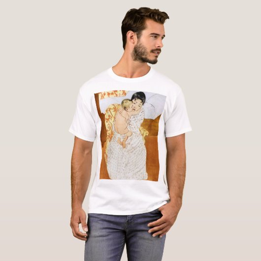 Moeder en kind, Mary Cassatt T-shirt (Voorkant volledig)
