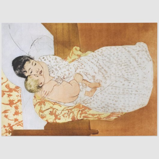 Moeder en kind, Mary Cassatt Tissuepapier (Voorkant)