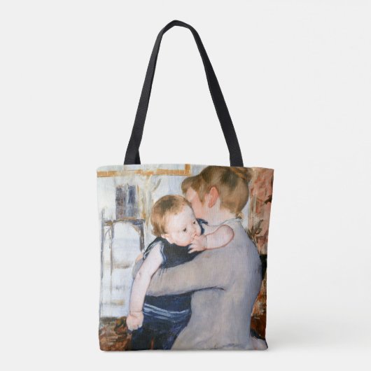 Moeder en kind, Mary Cassatt Tote Bag (Achterkant)