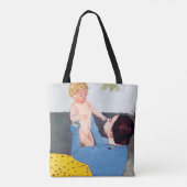 Moeder en kind, Mary Cassatt Tote Bag (Achterkant)