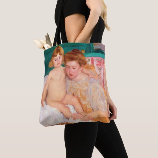 Moeder en kind, Mary Cassatt Tote Bag (Dichtbij)