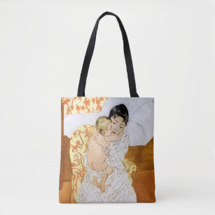 Moeder en kind, Mary Cassatt Tote Bag