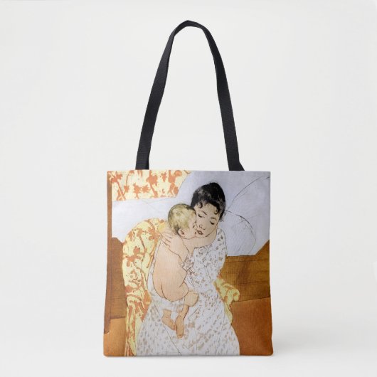 Moeder en kind, Mary Cassatt Tote Bag (Voorkant)